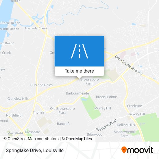 Springlake Drive map