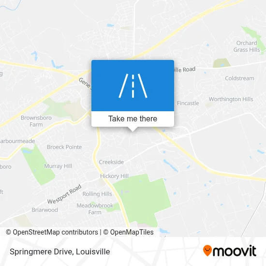 Springmere Drive map