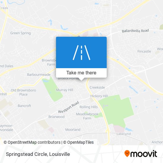 Mapa de Springstead Circle