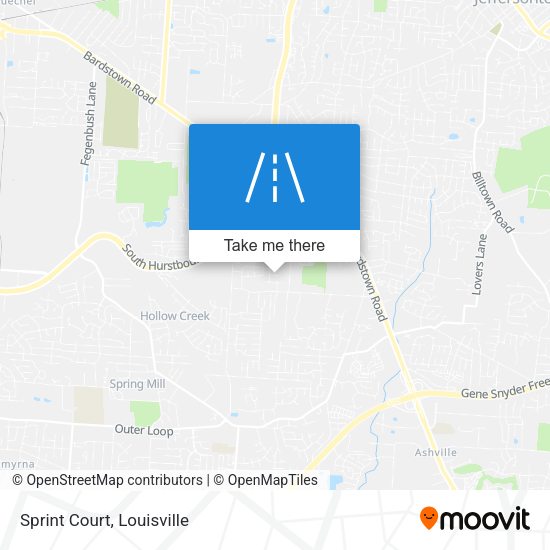 Mapa de Sprint Court