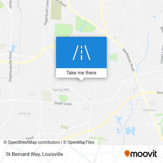 Mapa de St Bernard Way