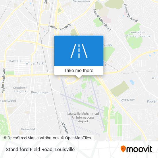 Mapa de Standiford Field Road