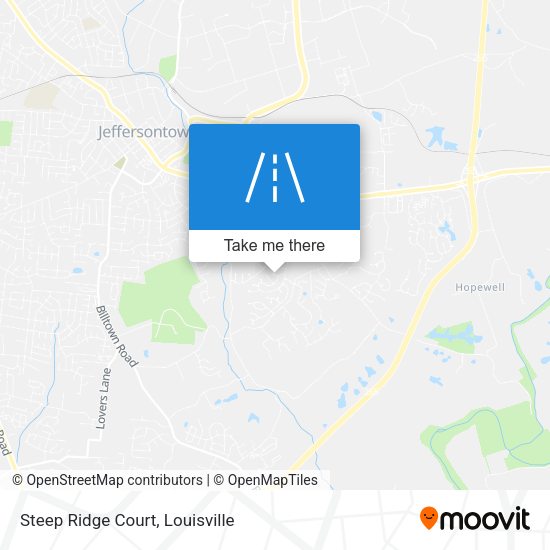 Steep Ridge Court map