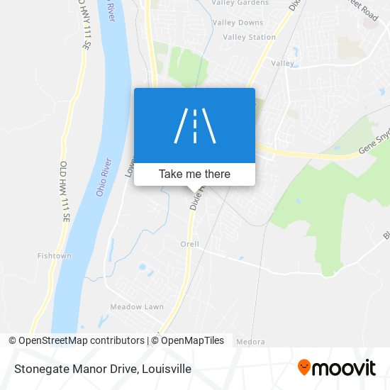 Mapa de Stonegate Manor Drive