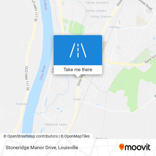 Mapa de Stoneridge Manor Drive