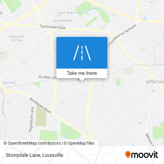 Stonydale Lane map