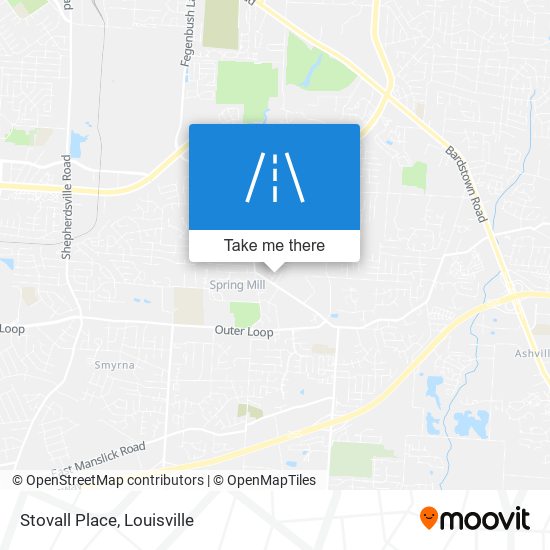 Stovall Place map