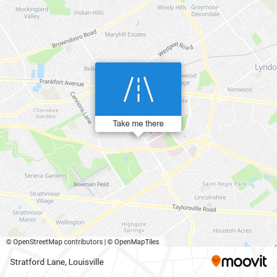 Stratford Lane map