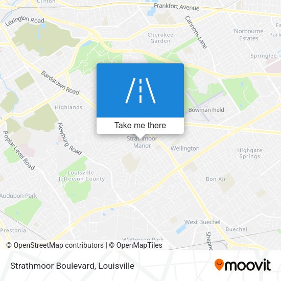 Mapa de Strathmoor Boulevard