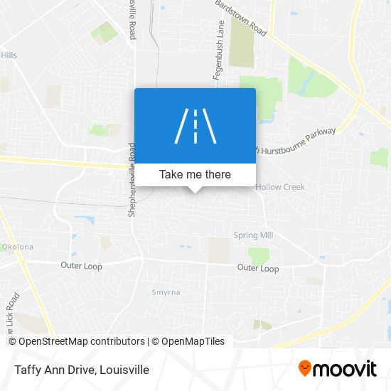 Taffy Ann Drive map