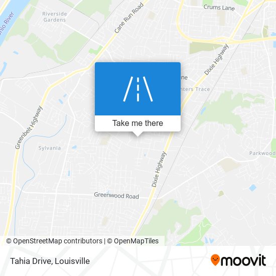 Tahia Drive map