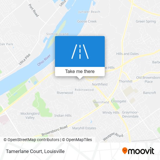 Tamerlane Court map