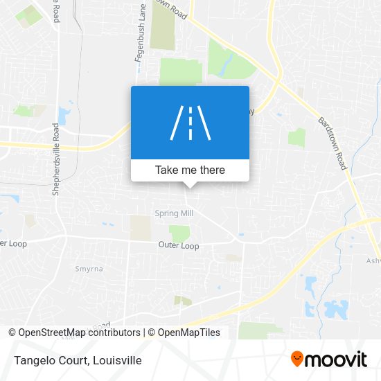 Mapa de Tangelo Court