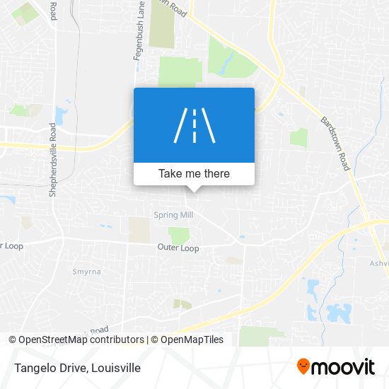 Tangelo Drive map