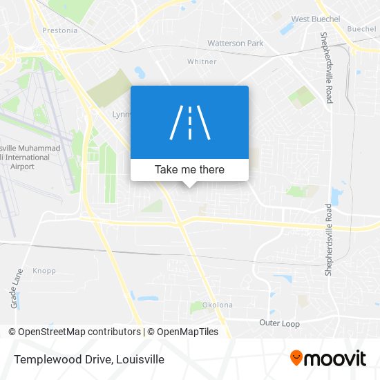 Templewood Drive map