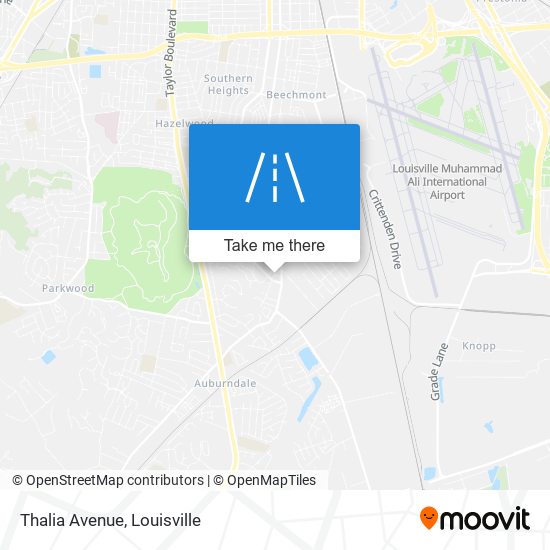Thalia Avenue map