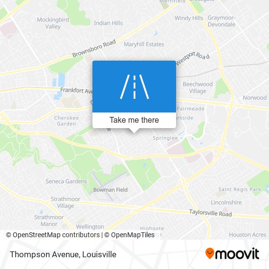 Mapa de Thompson Avenue