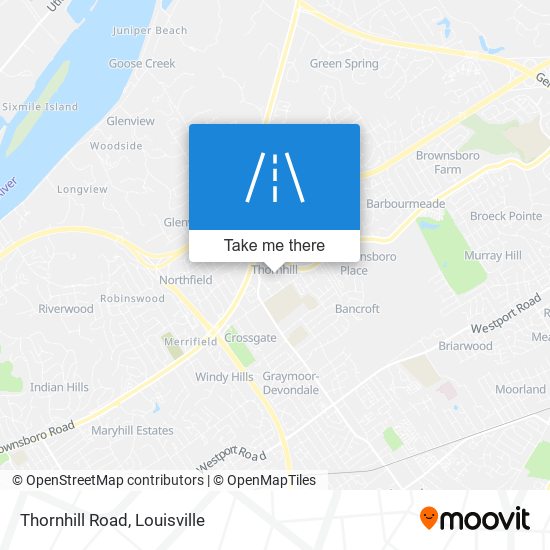 Thornhill Road map