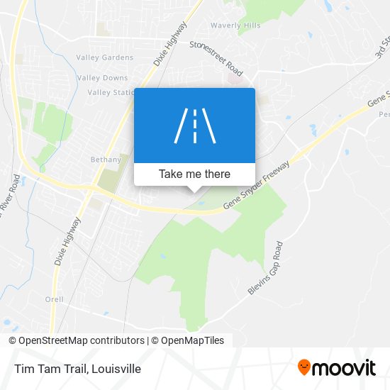 Tim Tam Trail map