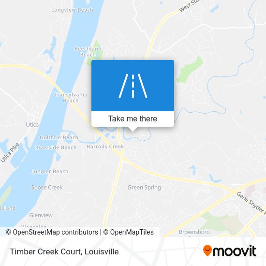 Timber Creek Court map