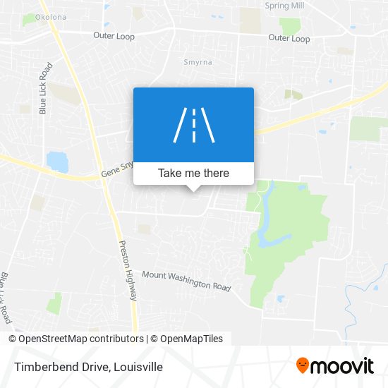 Timberbend Drive map