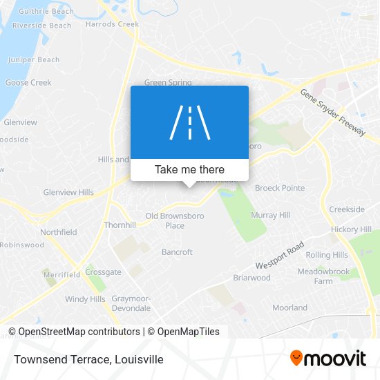 Townsend Terrace map