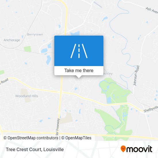 Mapa de Tree Crest Court
