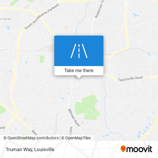 Truman Way map