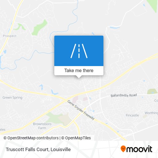 Truscott Falls Court map