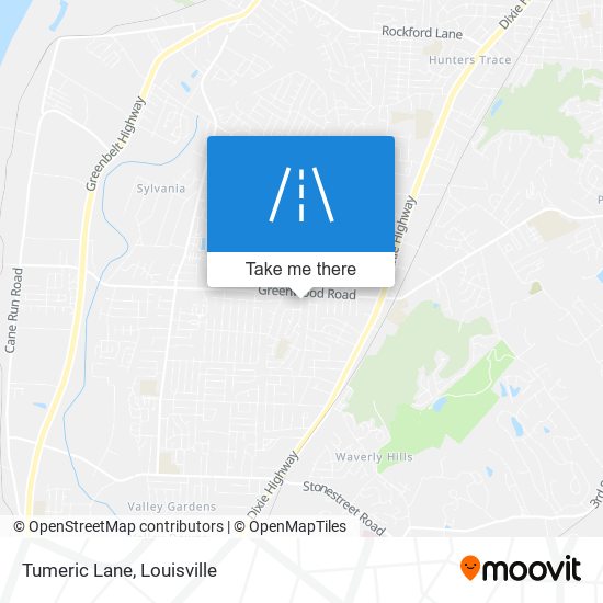 Mapa de Tumeric Lane