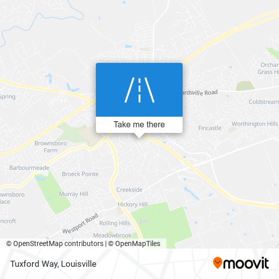 Tuxford Way map