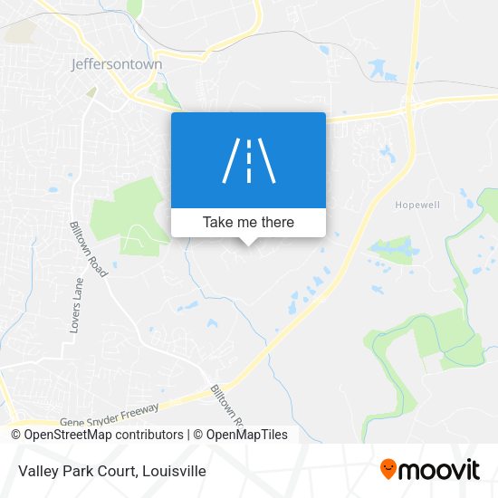 Mapa de Valley Park Court