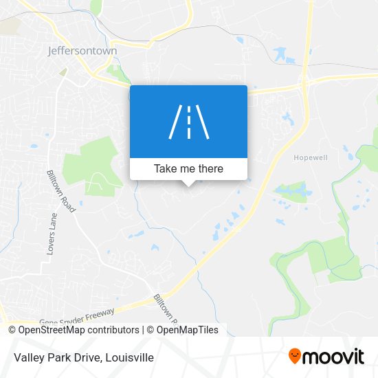 Mapa de Valley Park Drive