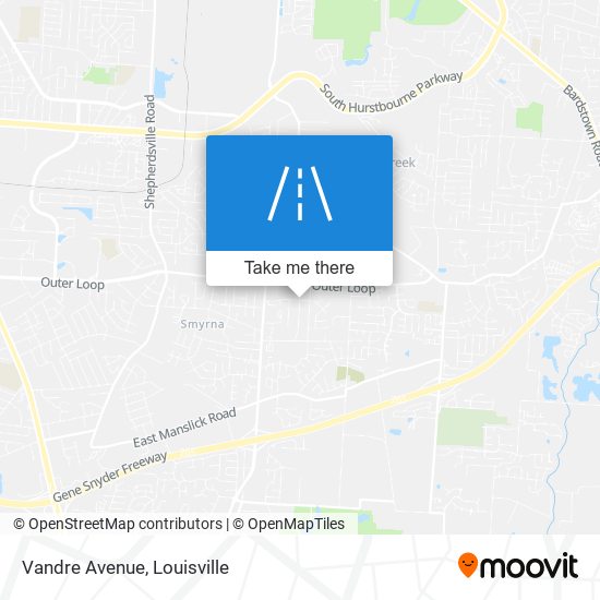 Vandre Avenue map