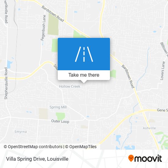 Villa Spring Drive map