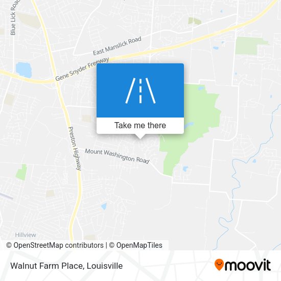 Walnut Farm Place map