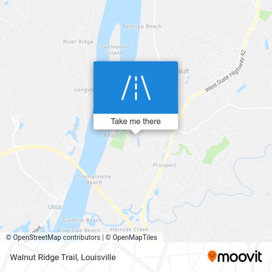 Walnut Ridge Trail map
