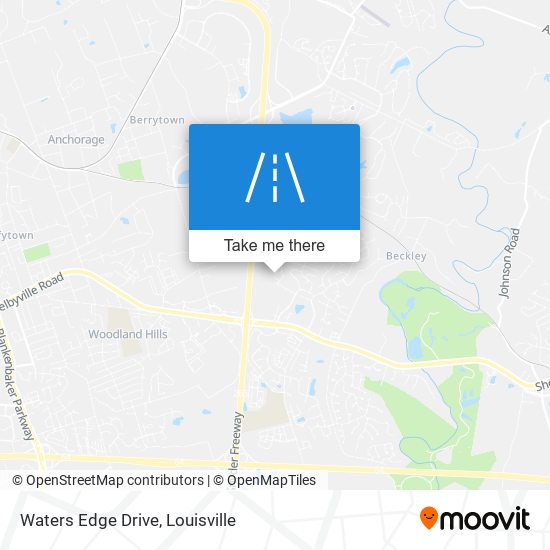 Waters Edge Drive map