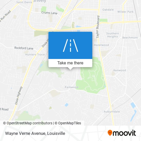 Mapa de Wayne Verne Avenue