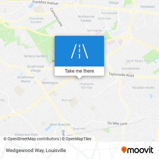 Wedgewood Way map