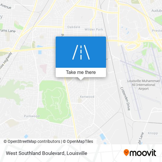 Mapa de West Southland Boulevard