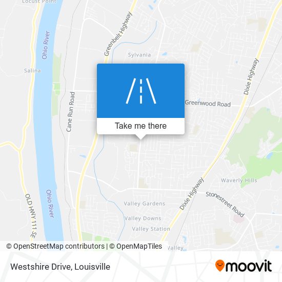 Mapa de Westshire Drive