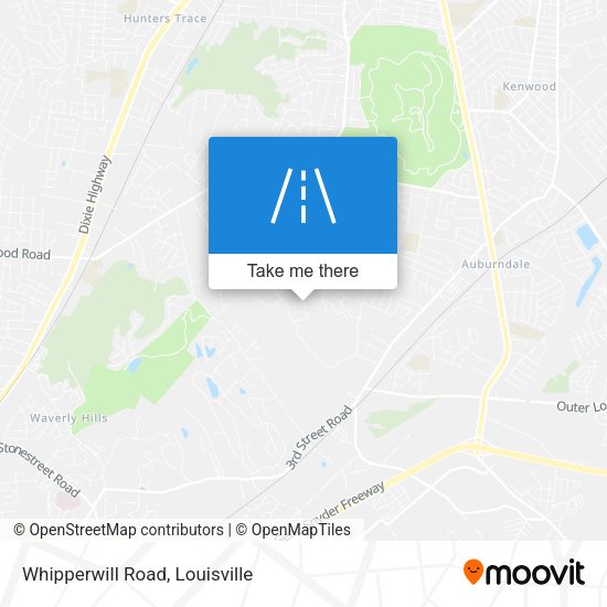 Whipperwill Road map