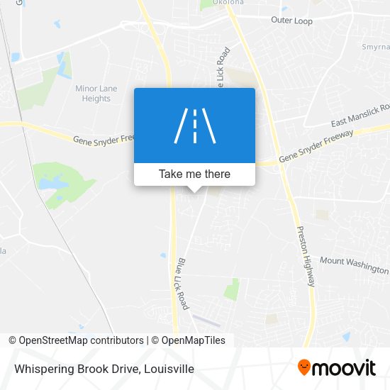 Whispering Brook Drive map