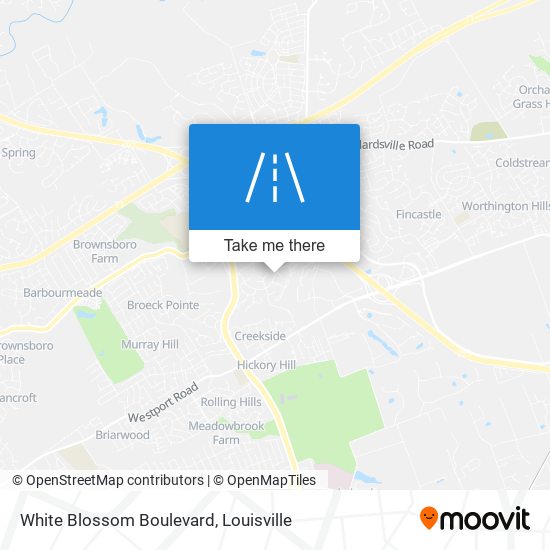 White Blossom Boulevard map