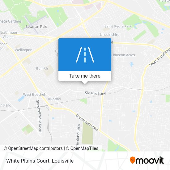 Mapa de White Plains Court