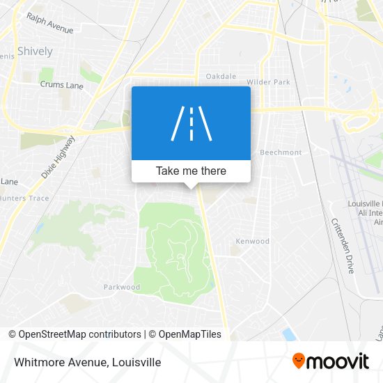 Mapa de Whitmore Avenue