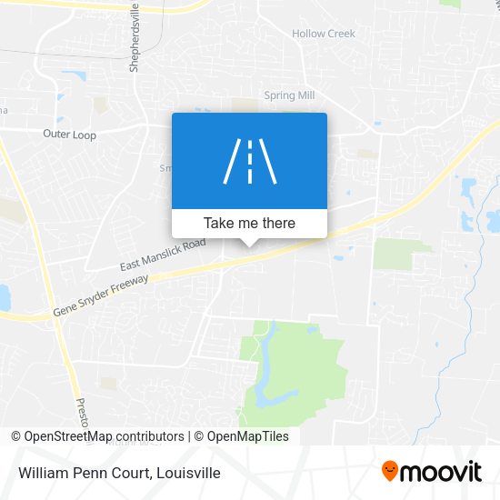 Mapa de William Penn Court