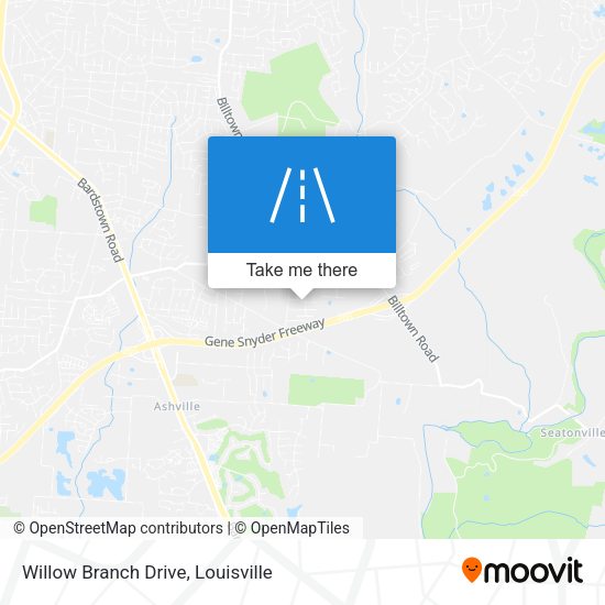 Willow Branch Drive map
