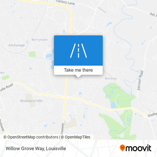 Mapa de Willow Grove Way
